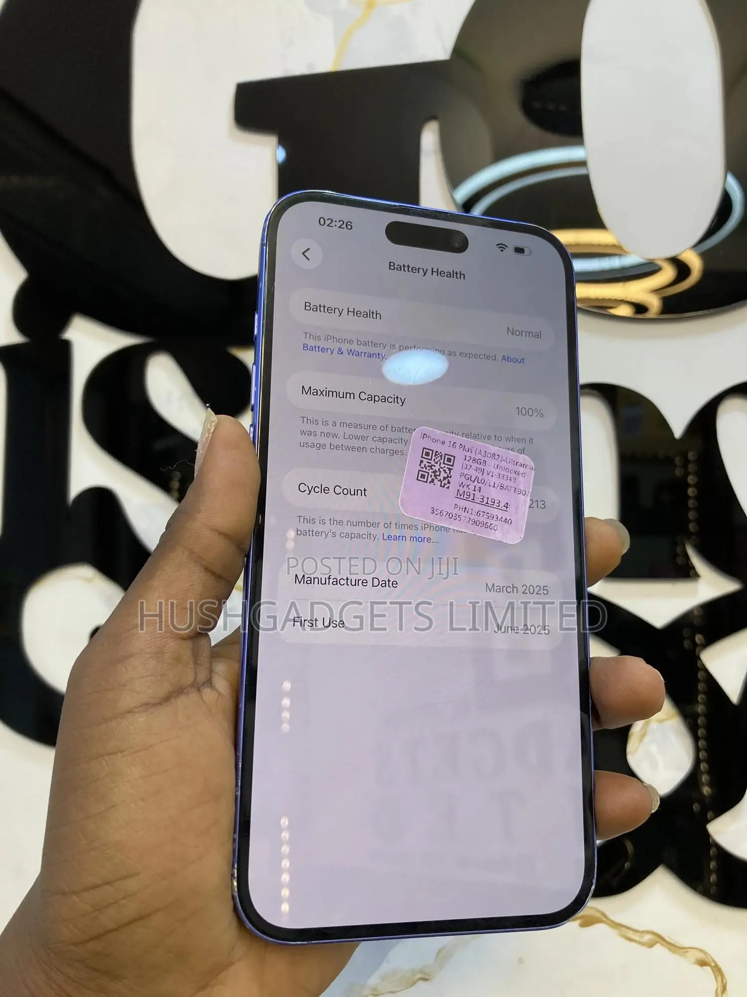Apple iPhone 16 Plus 128 GB Blue