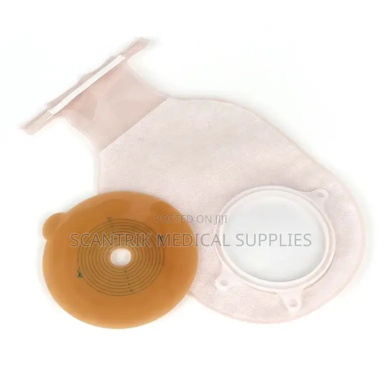 Two-Piece Colostomy Bag System for Flexible Use