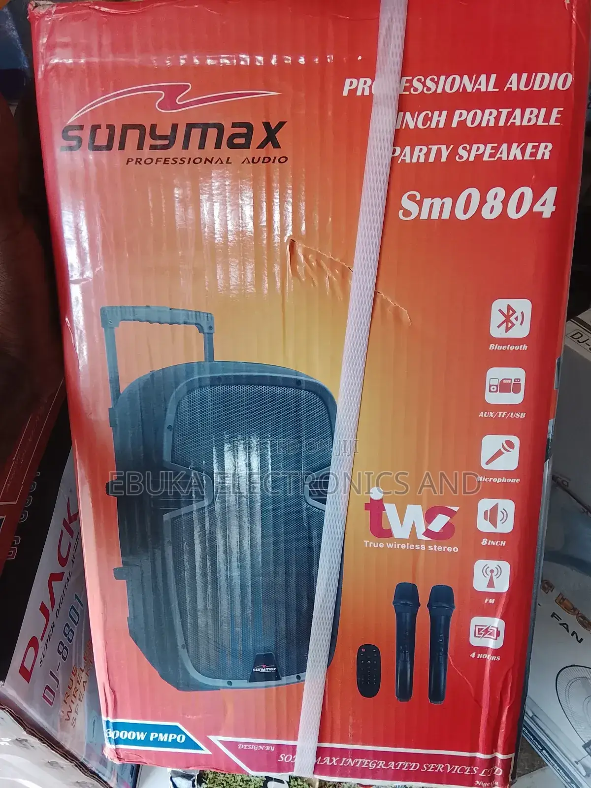 8 Inches Sonymax Professional Audio Speakers 8 Inches Is Available Now