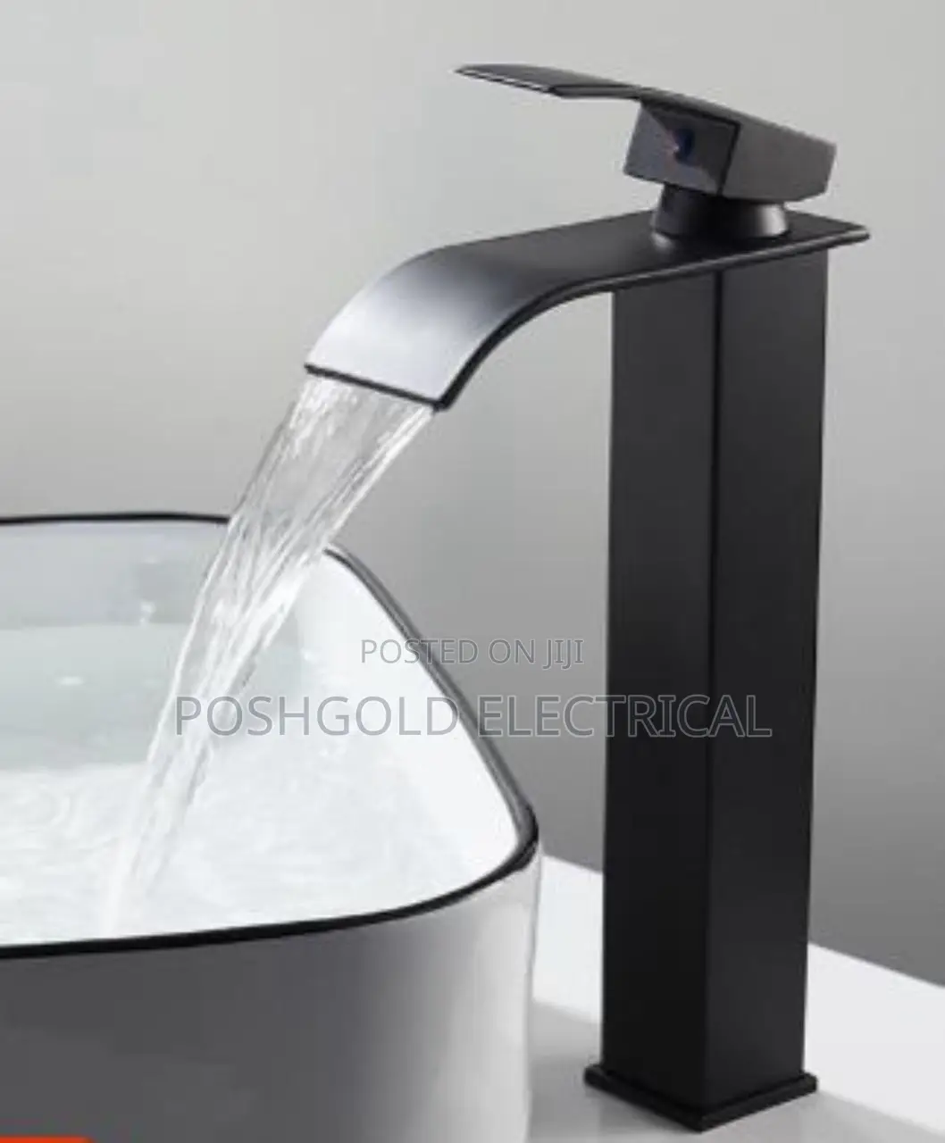 Black Waterfall Faucet