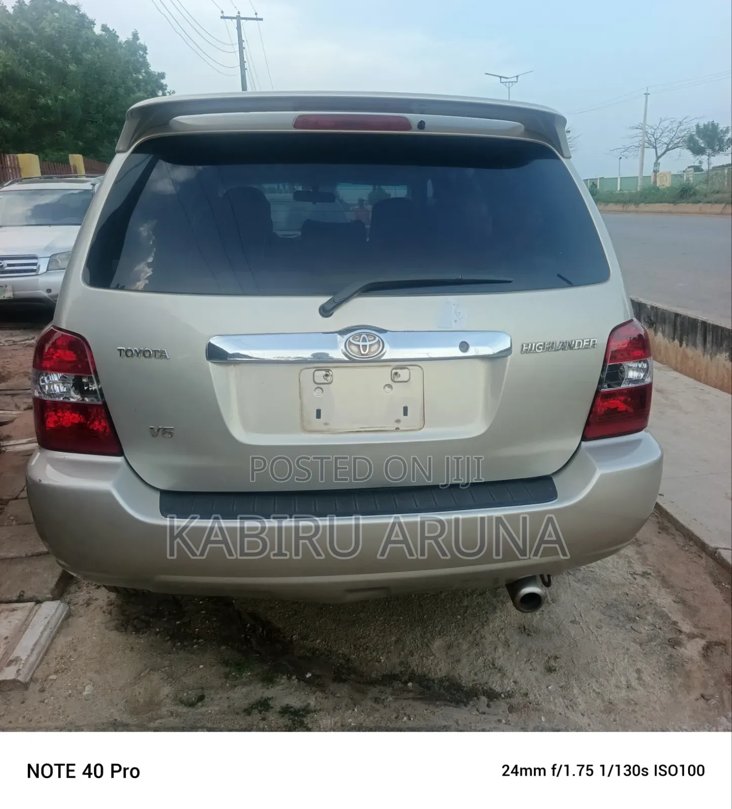 Toyota Highlander 2006 Gold