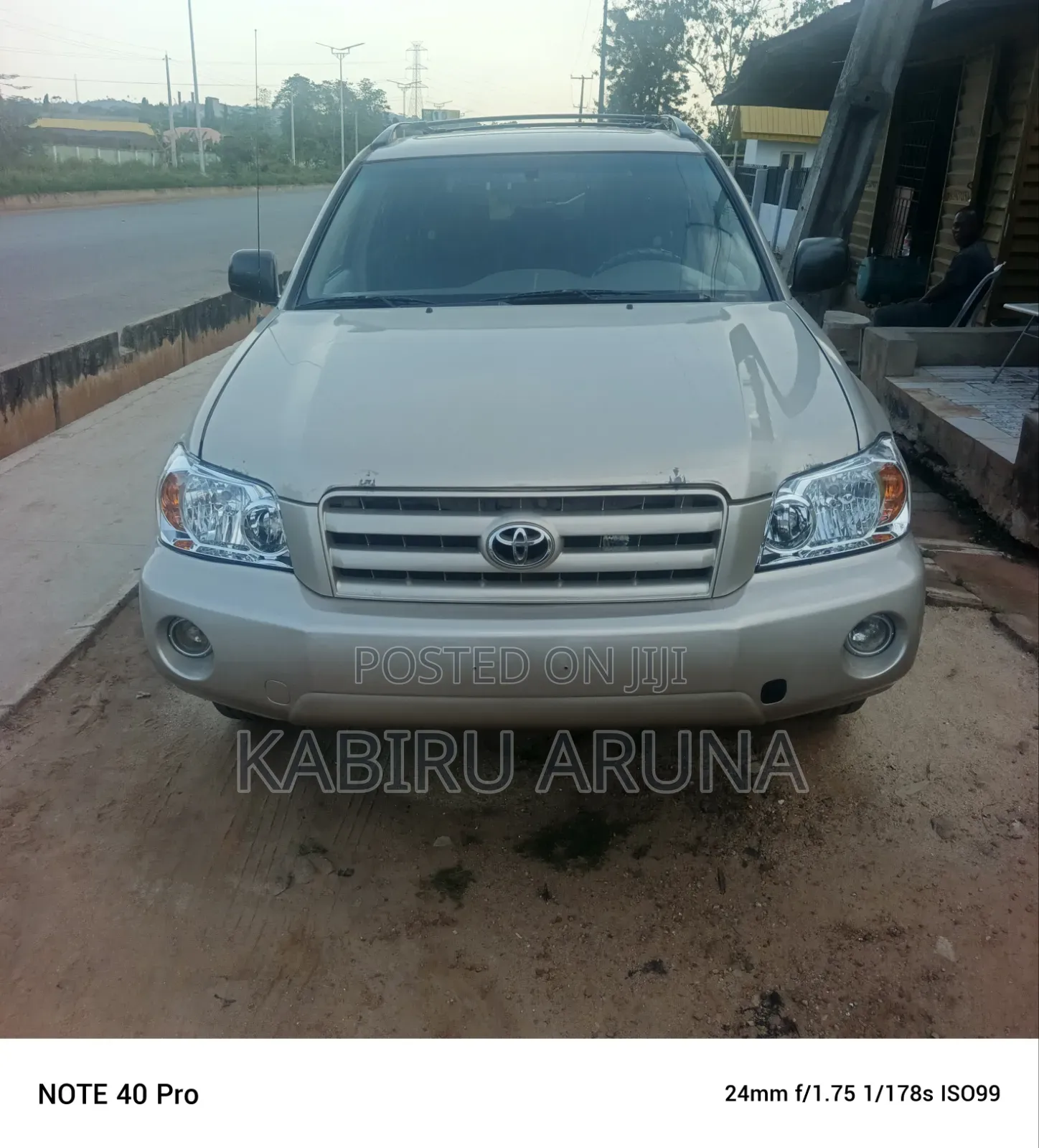 Toyota Highlander 2006 Gold