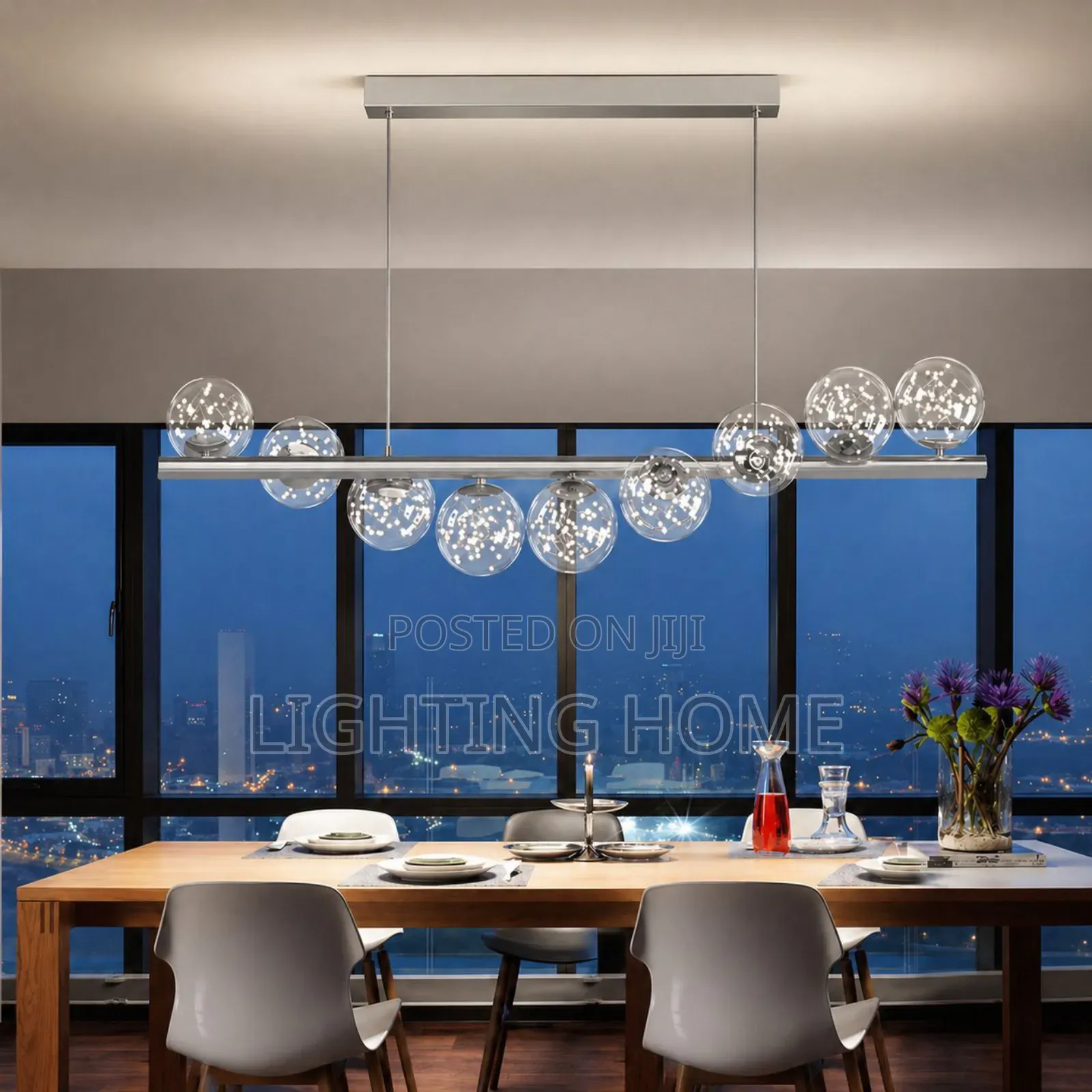 Nodic Chandelier Light by 9glass