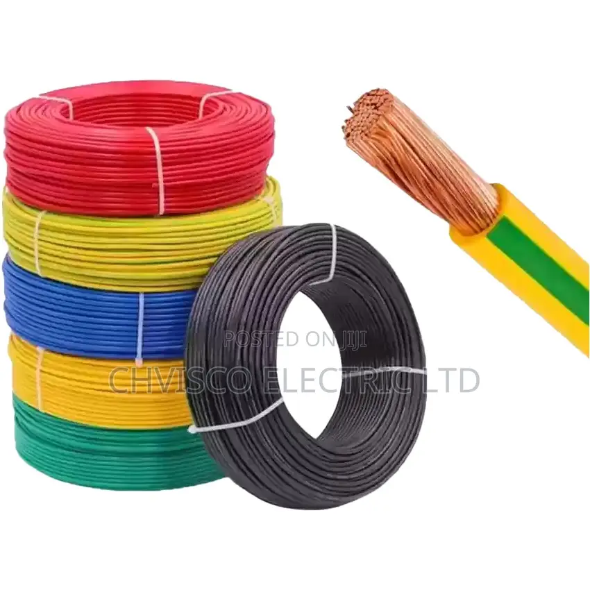 10 Mm Single Core Cables Red, Yellow, Blue and Black and Green