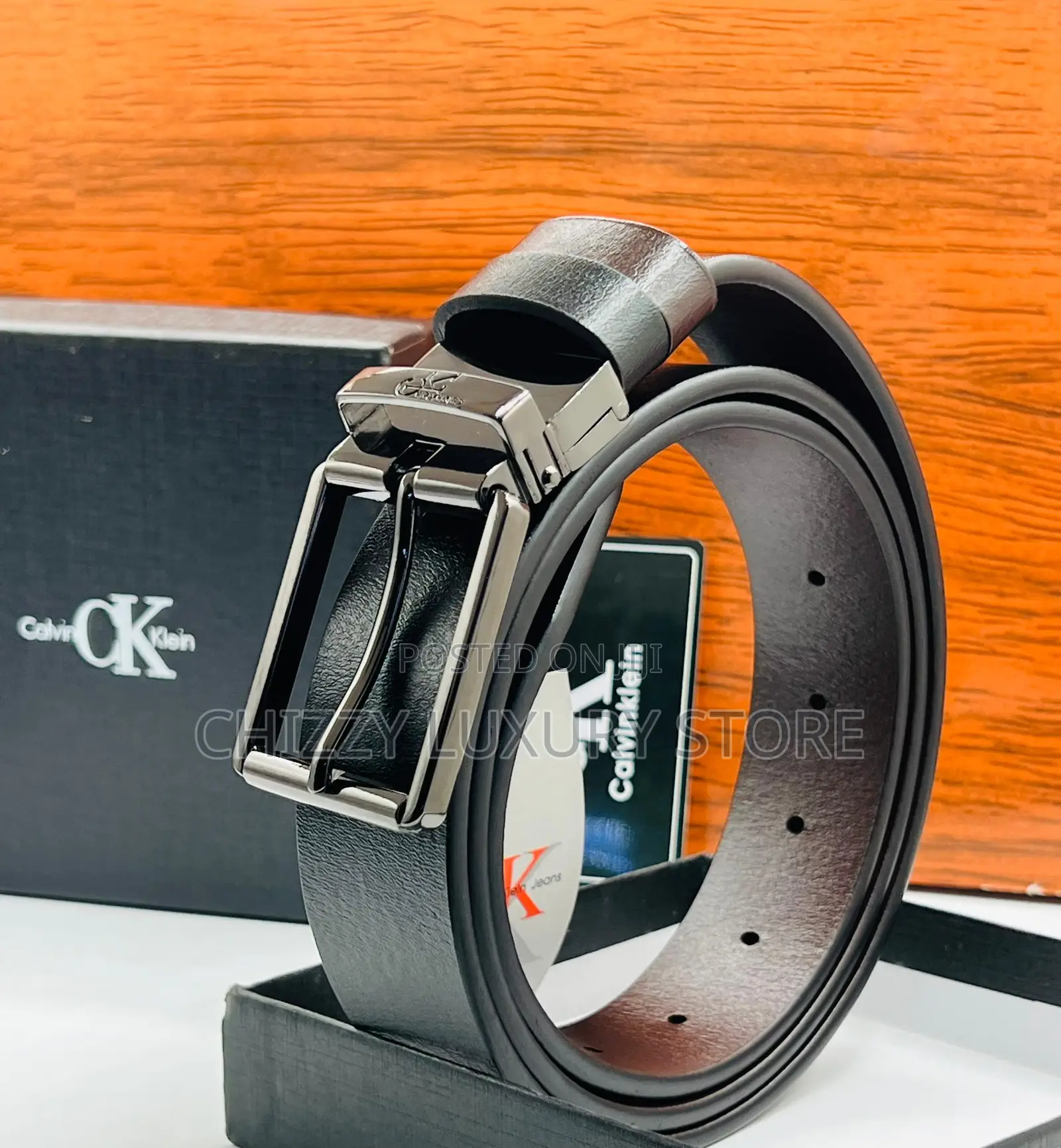Giorgio Armani Quality Luxury Men Genuine Leather Belt