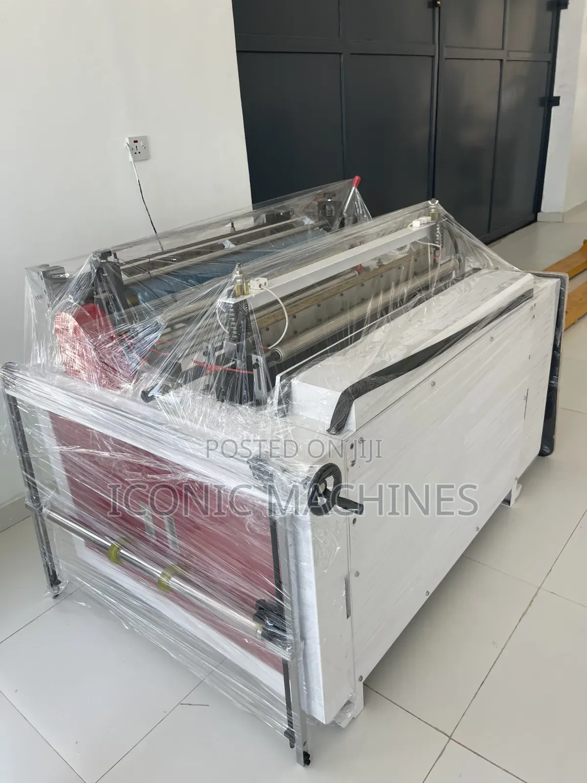 An Industrial Shrink Wrapping Machine