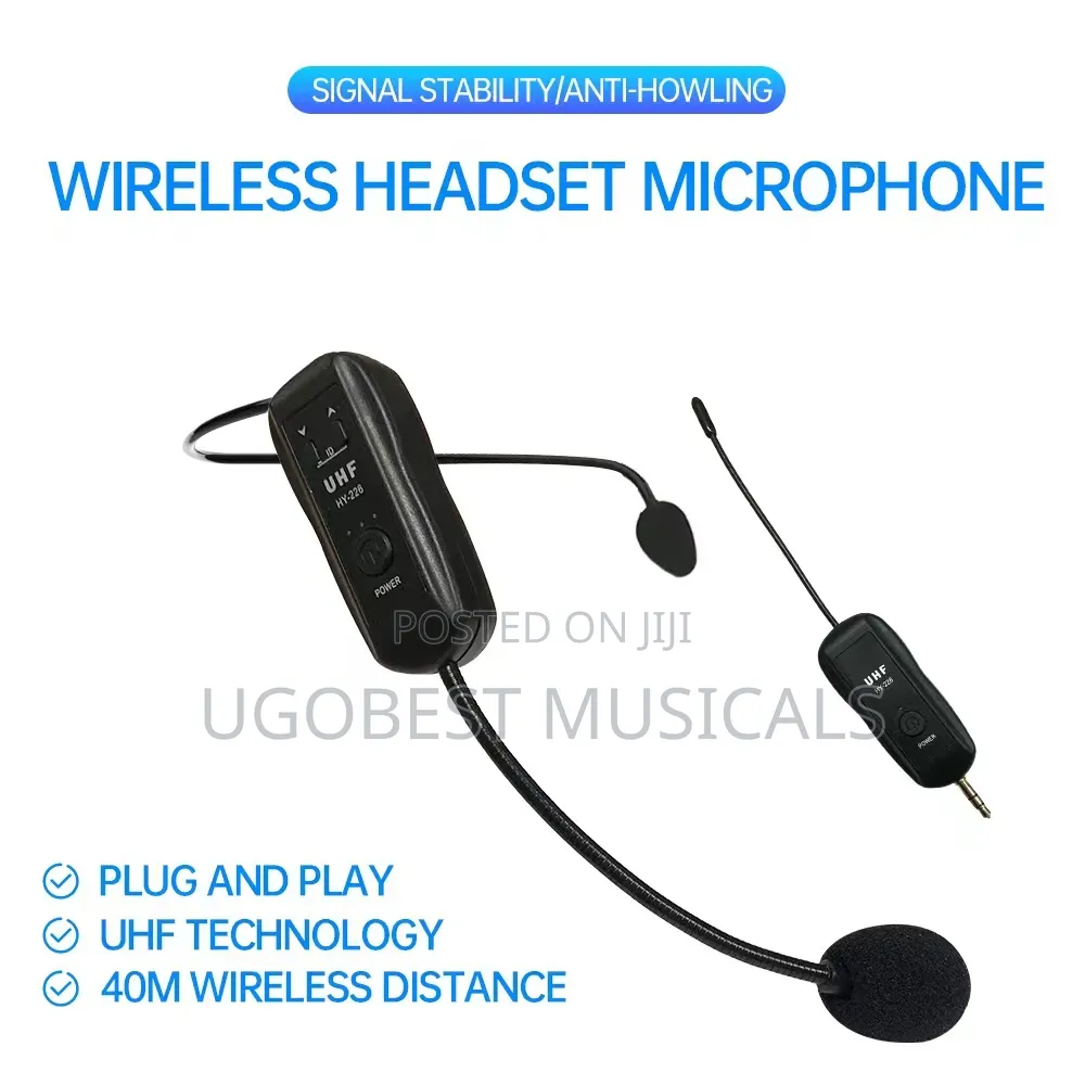 Wx26 Wireless Headset Microphone System