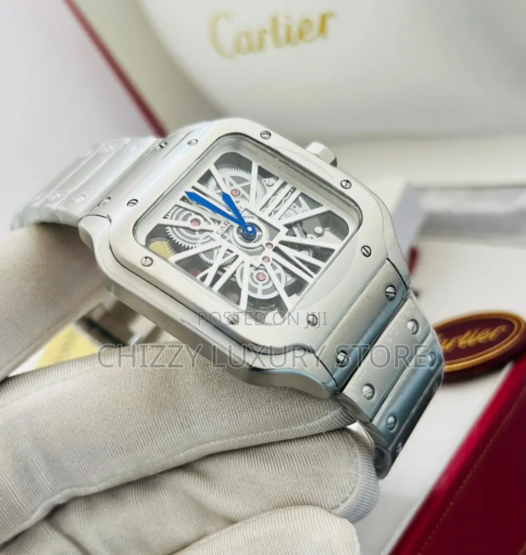 Cartier Quality Luxury Men Automatic Engine Wristwatch