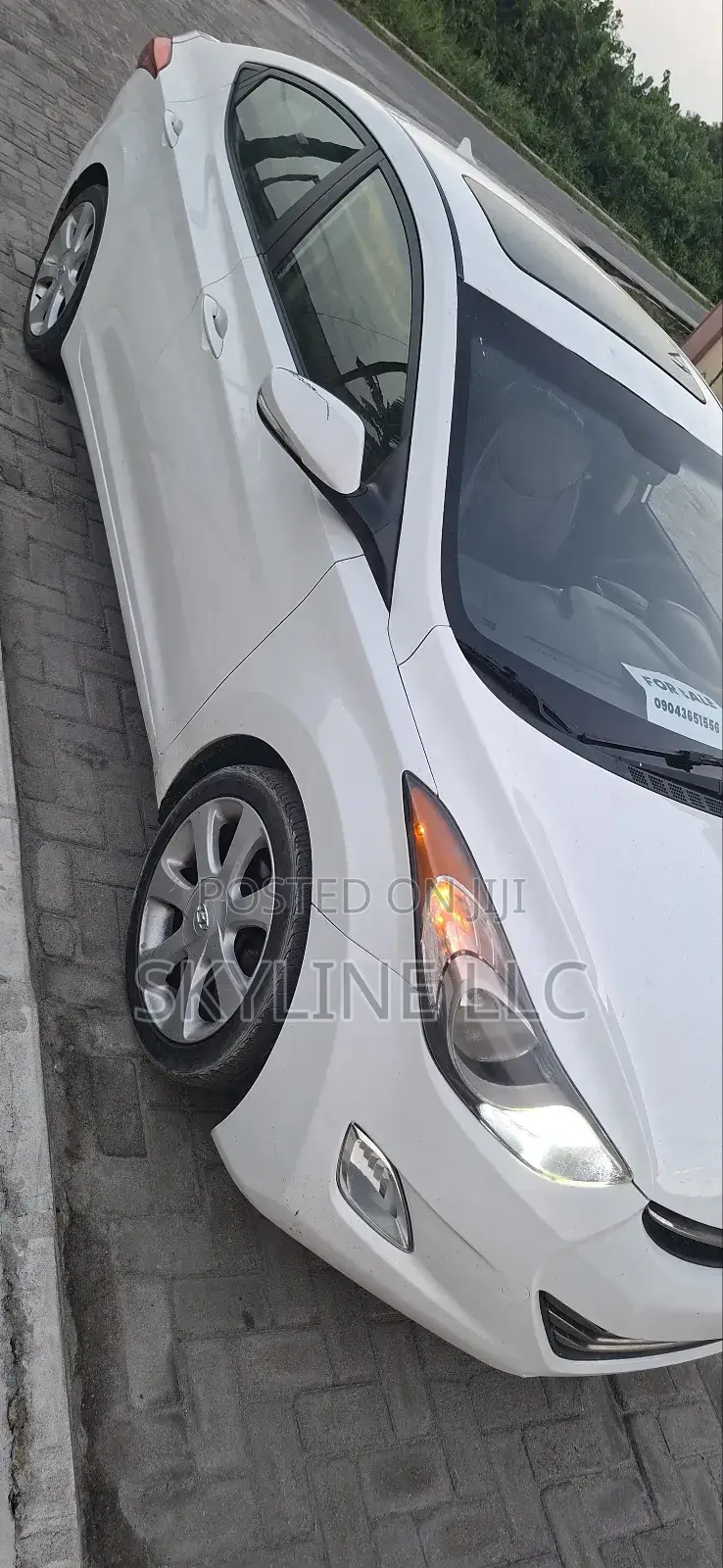 Hyundai Elantra 2013 White