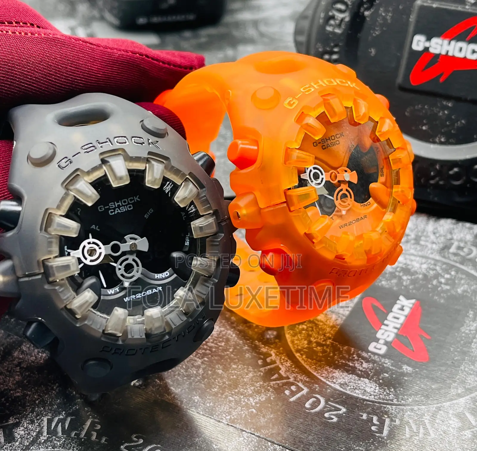 *Transparent Pizzle Gshock` *