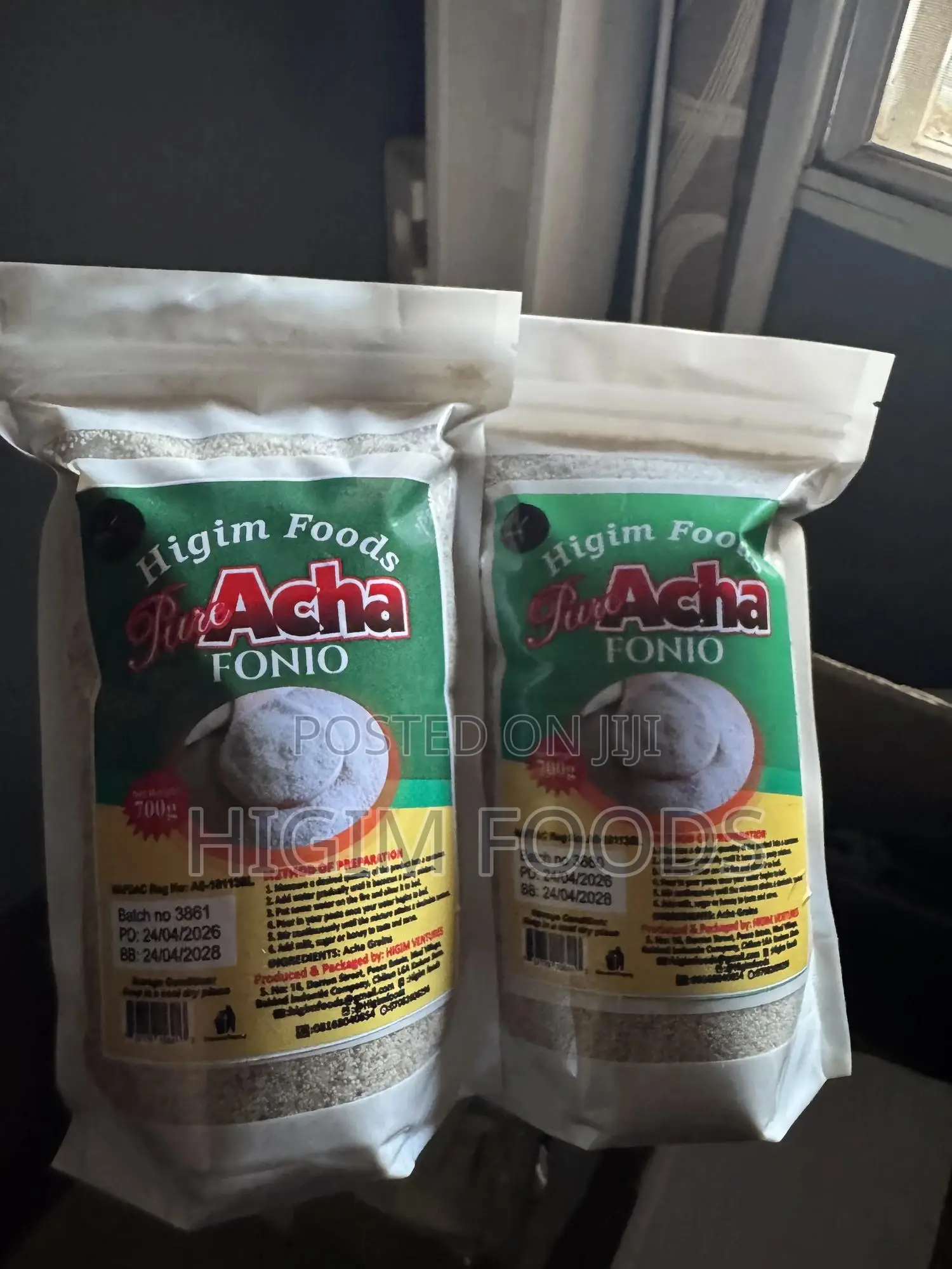 Higim Foods Pure Acha/Fonio
