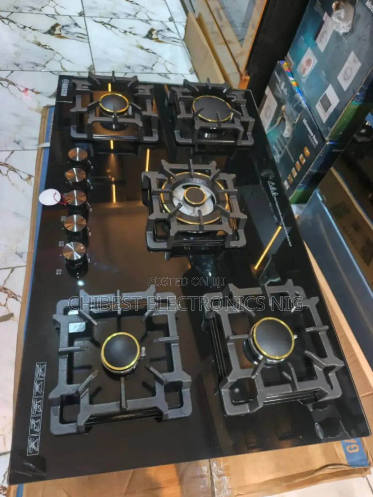 Quality Bosch Built-in Latest Design 5 Burners Automatic Gas Cooker