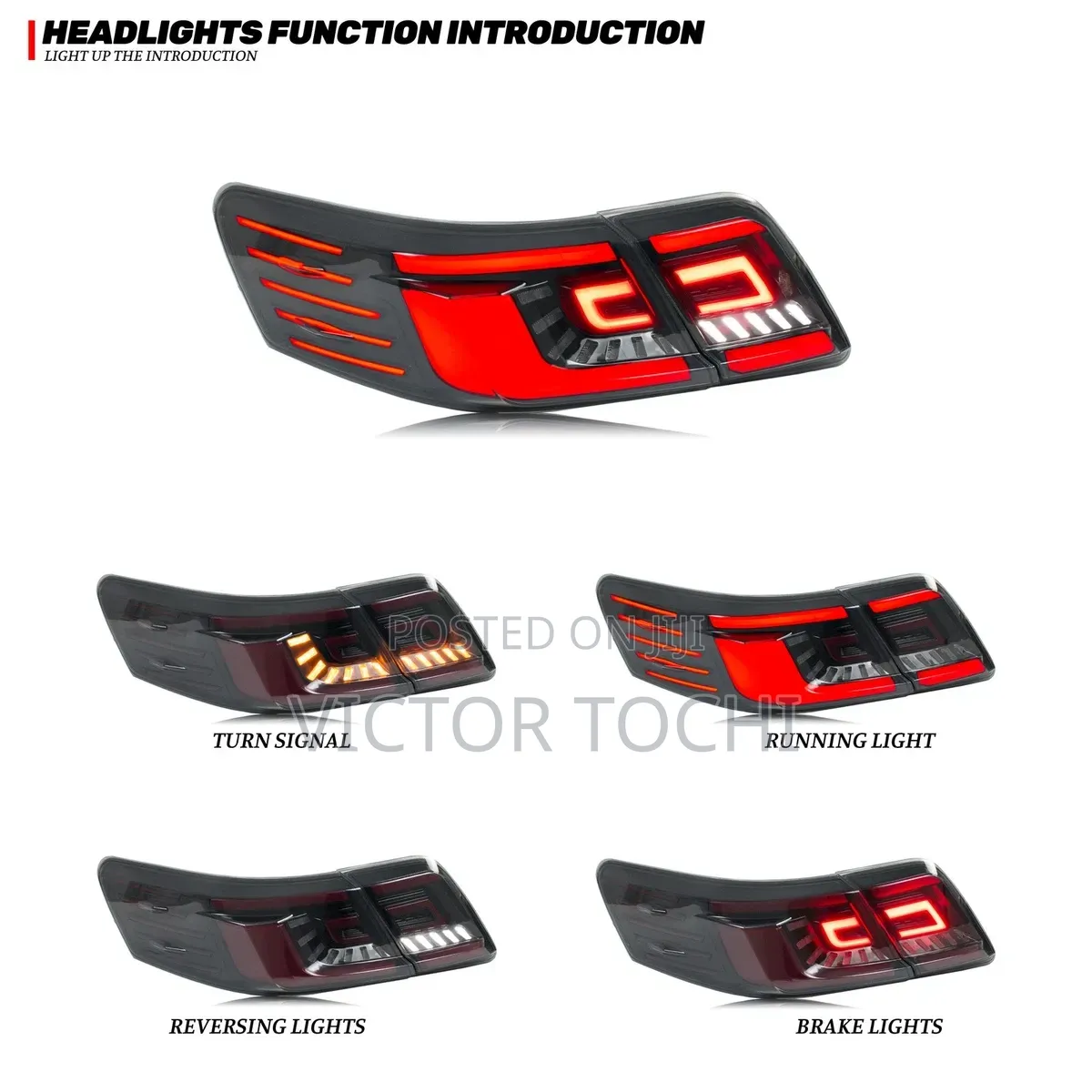 Latest Led Upgrade Backlights/ Rear Lights Camry 2008 - 2010