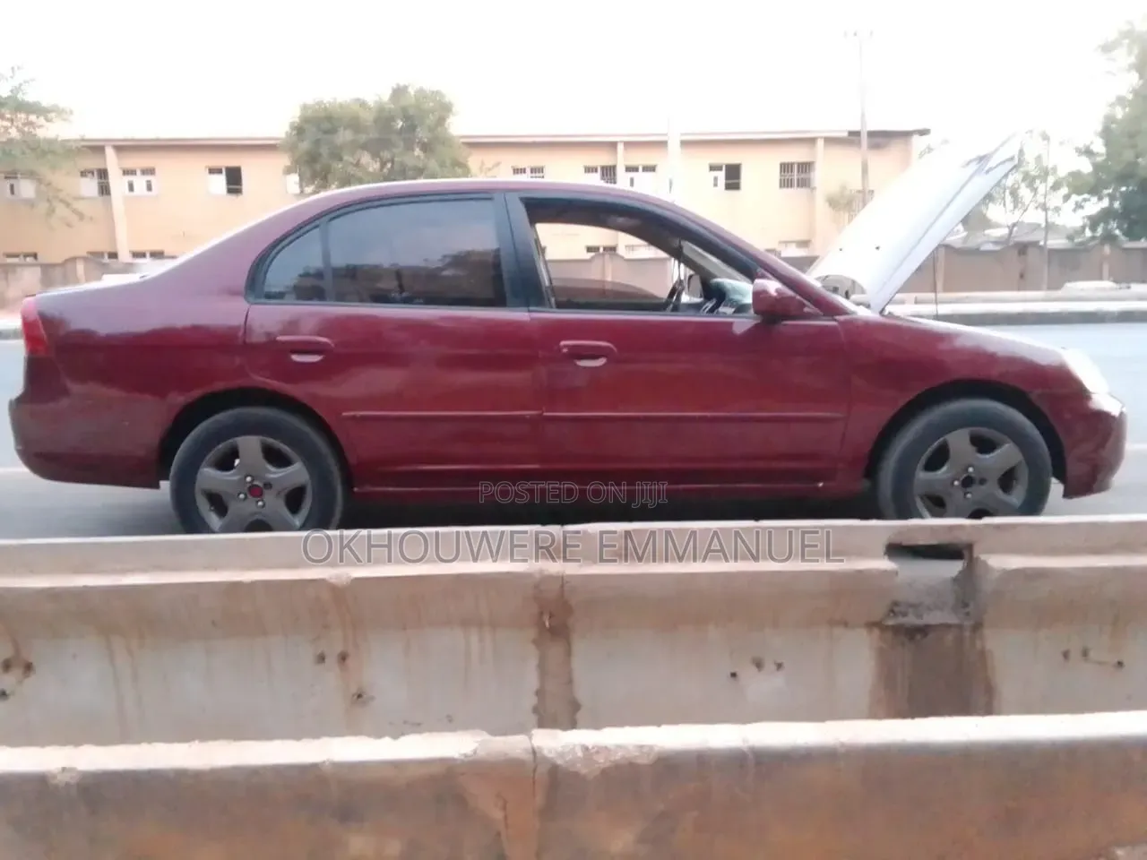 Honda Civic DX 4dr Sedan (1.7L 4cyl 4A) 2002 Red