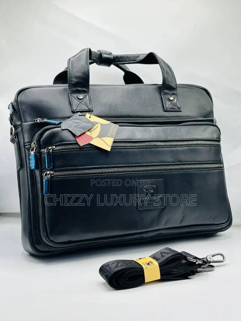 High Quality Luxury Men Genuine Leather Bag