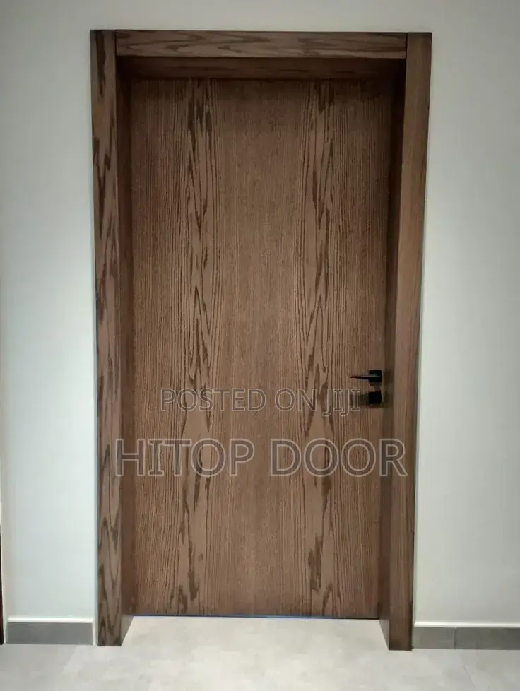 Solid-Core (Hdf) Door With Frame and Architrave (Python Colour)