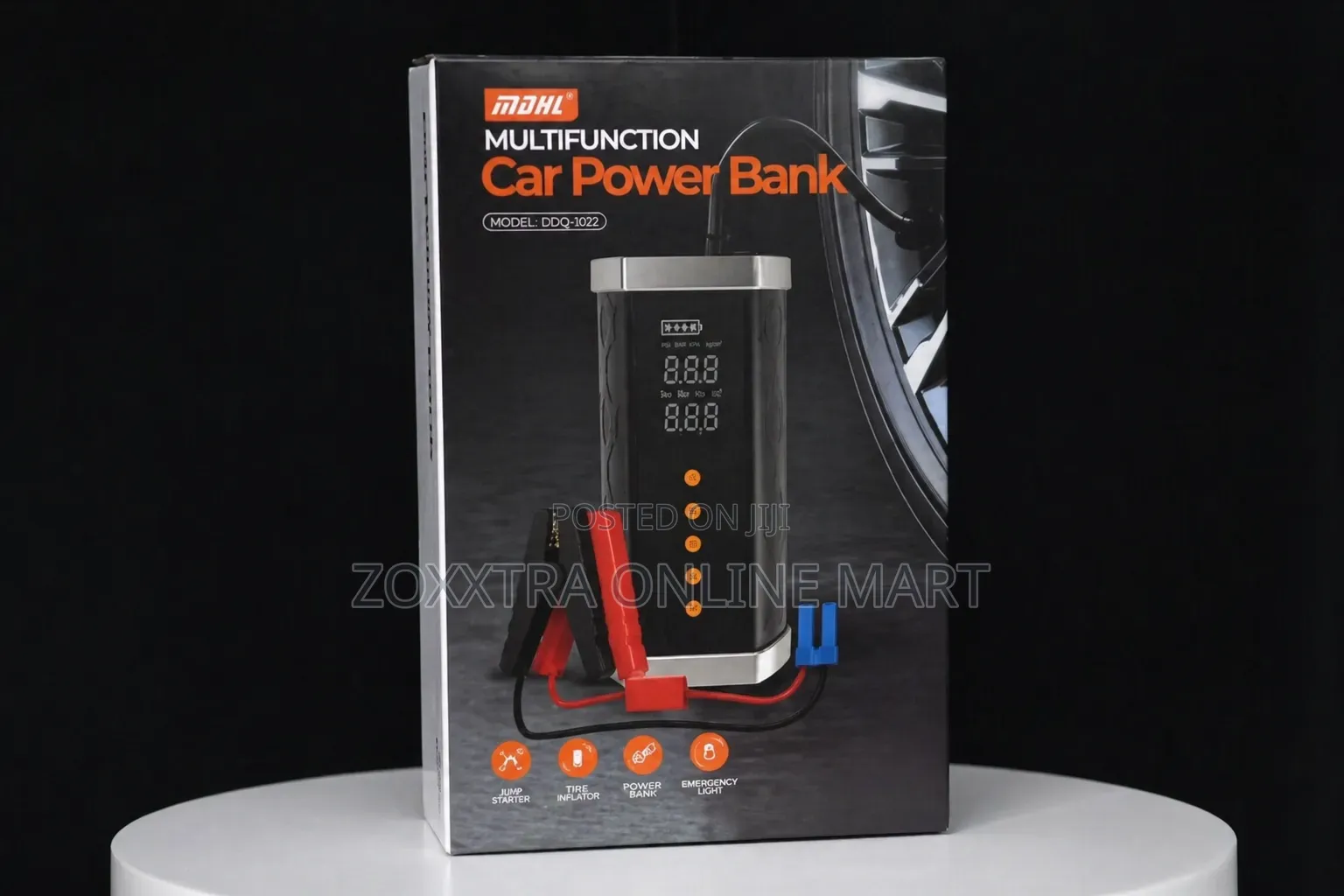 MDHL Multifunctional Car Power Bank With Jump Start and Tire Inflator