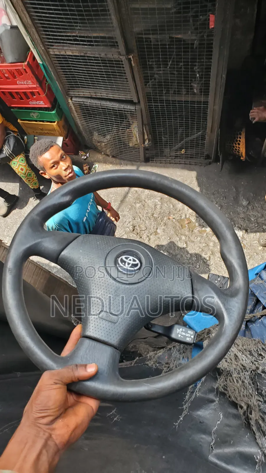 Steering Wheel Corolla 2005 Black Colour