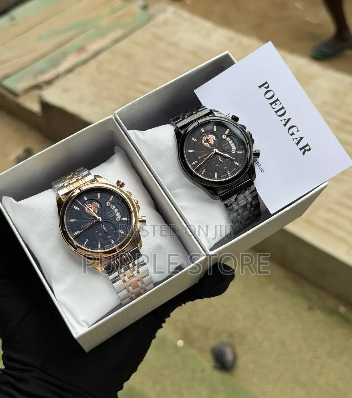 Poedagar Functional Chronograph Watches "Fully Packaged Box"