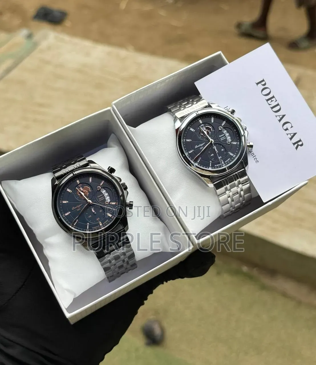 Poedagar Functional Chronograph Watches "Fully Packaged Box"