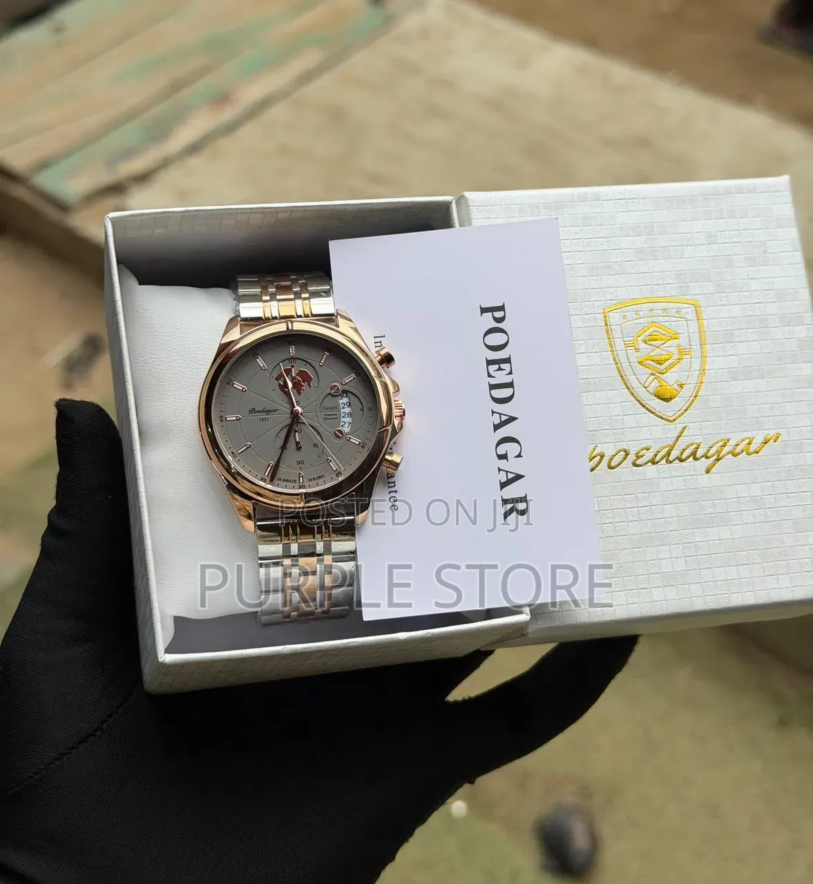 Poedagar Functional Chronograph Watches "Fully Packaged Box"