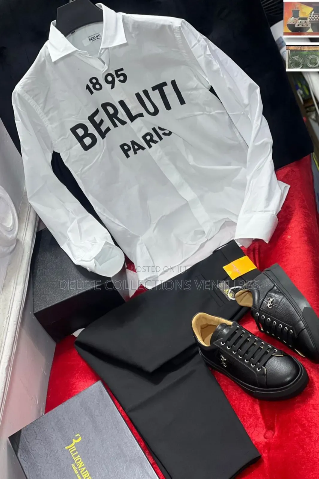 *Original Luxury Berluti Italy  Design Shirt Available Now