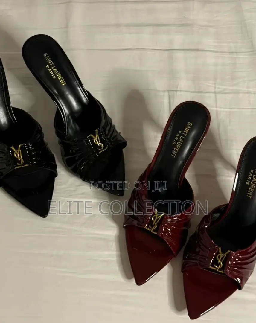 Saint Laurent Heels Fully Packaged Size Range : 37- 38-39-40-41