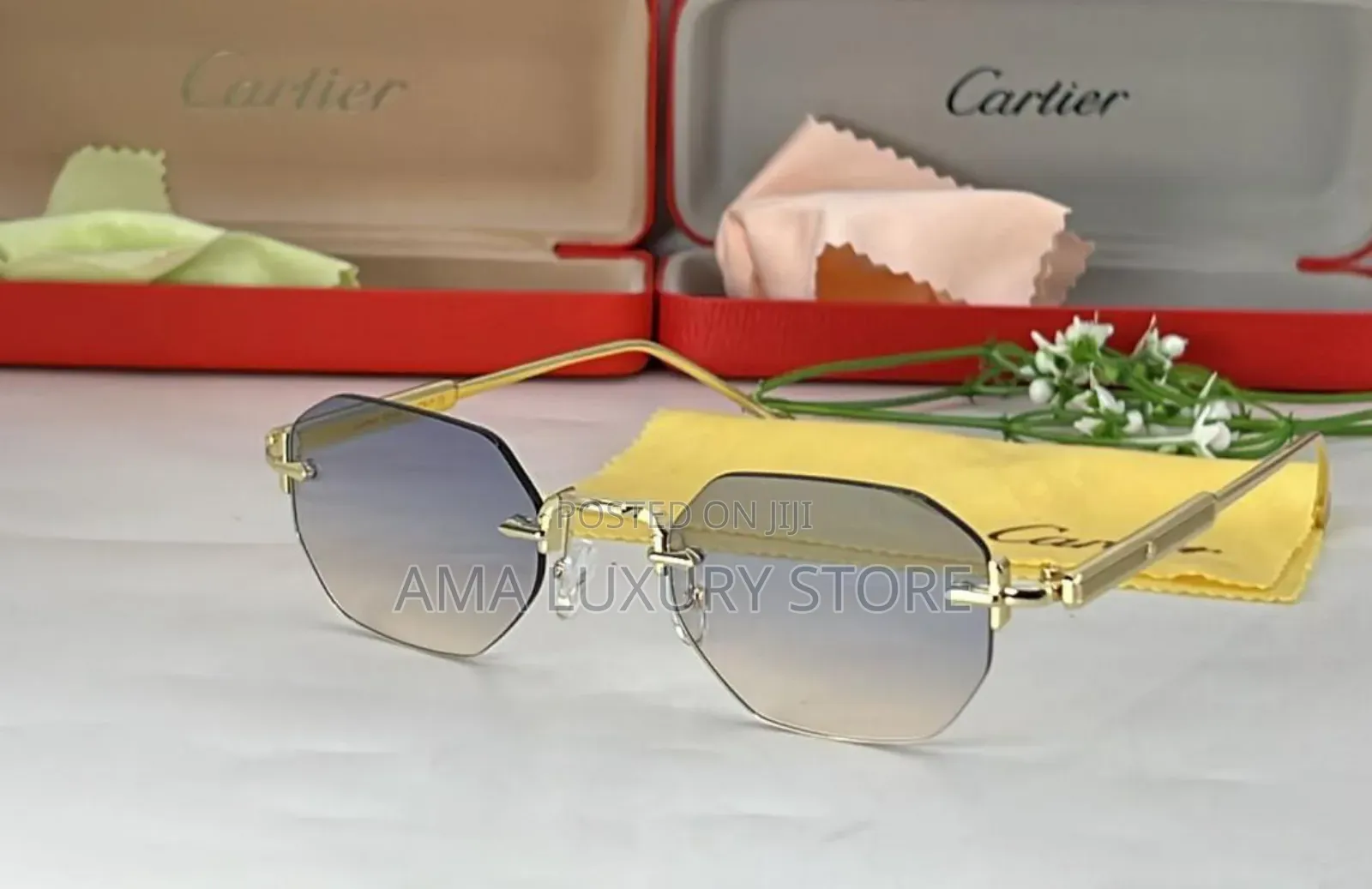 Cartier Quality Rimless Glasses
