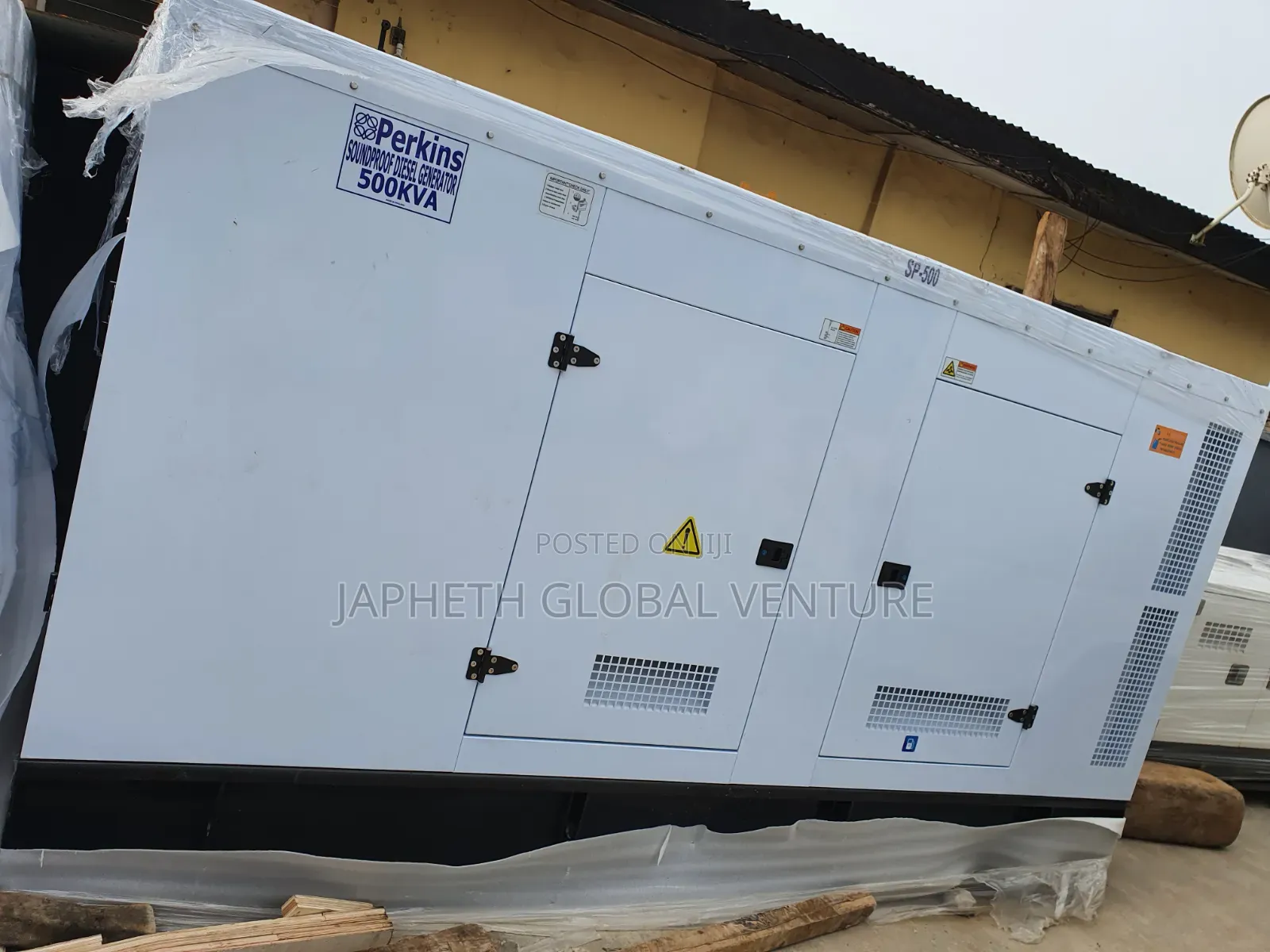 Clean Powerful 500kva Perkins Soundproof Generator – Ready to Use