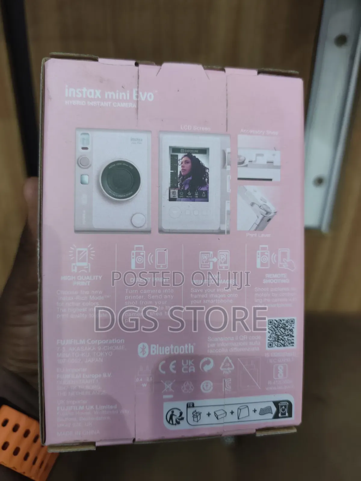 Fujifilm Instax Mini Evo Hybrid Camera Pink