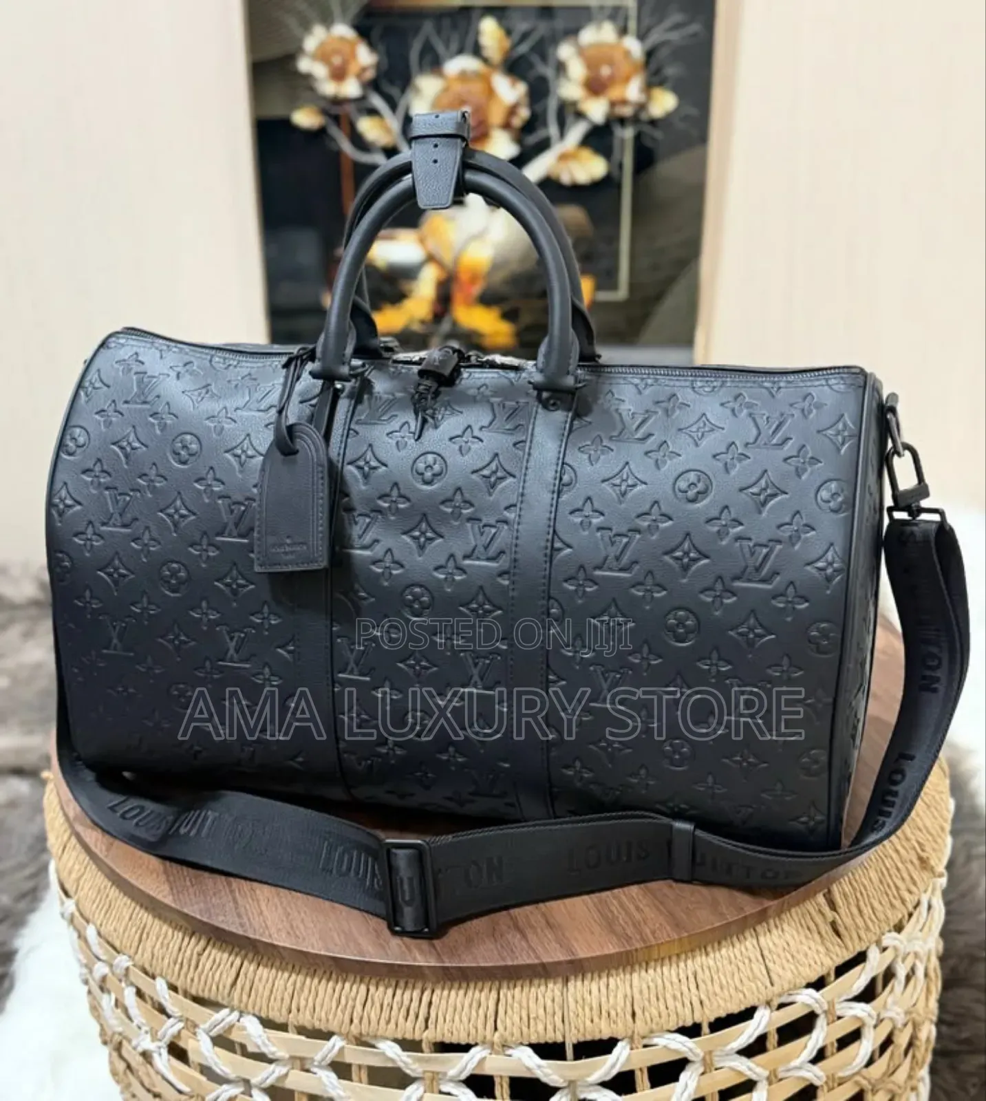 Louis Vuitton Quality Leather Luxury Duffle Bags