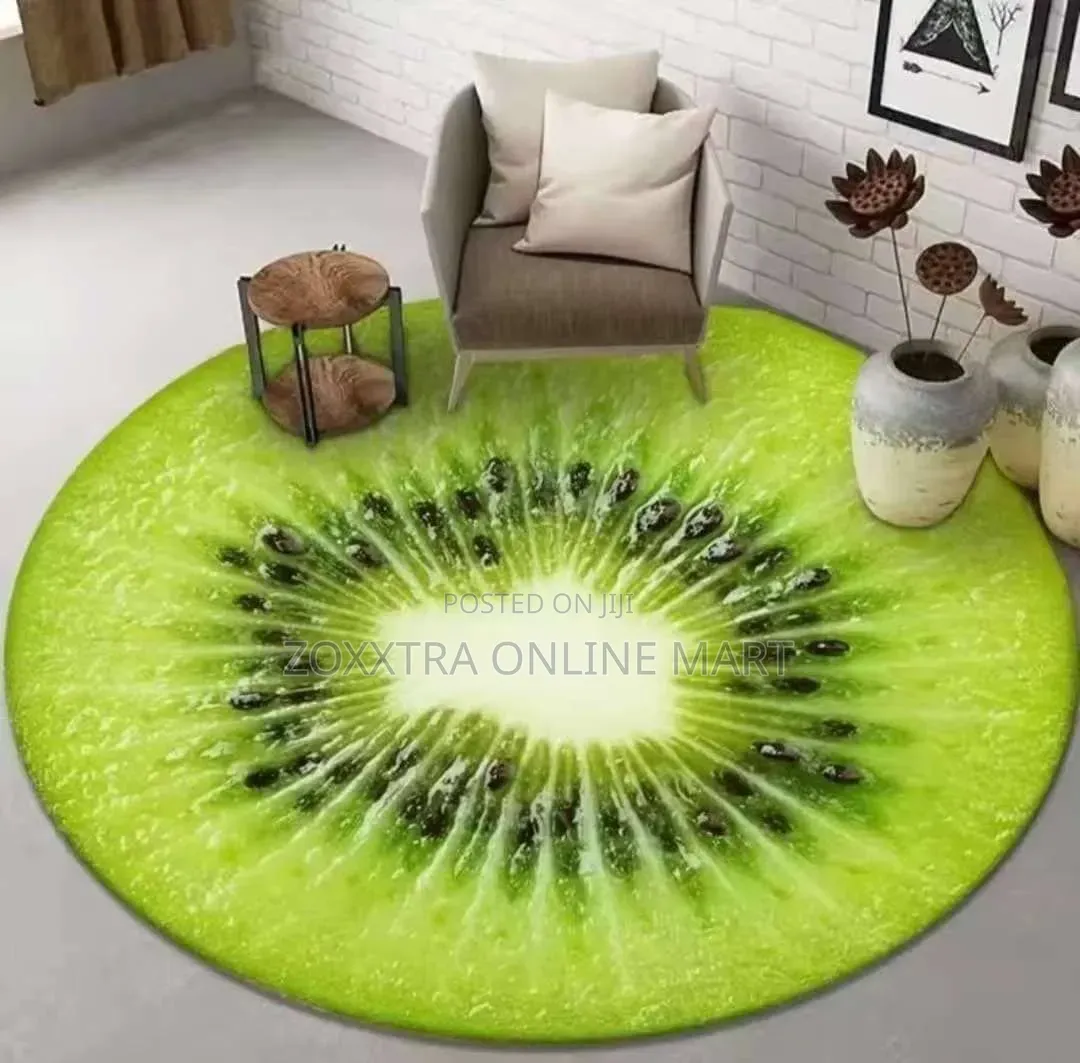 Round Shaped Fruit Rugs