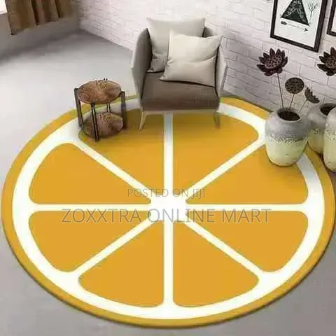 Round Shaped Fruit Rugs