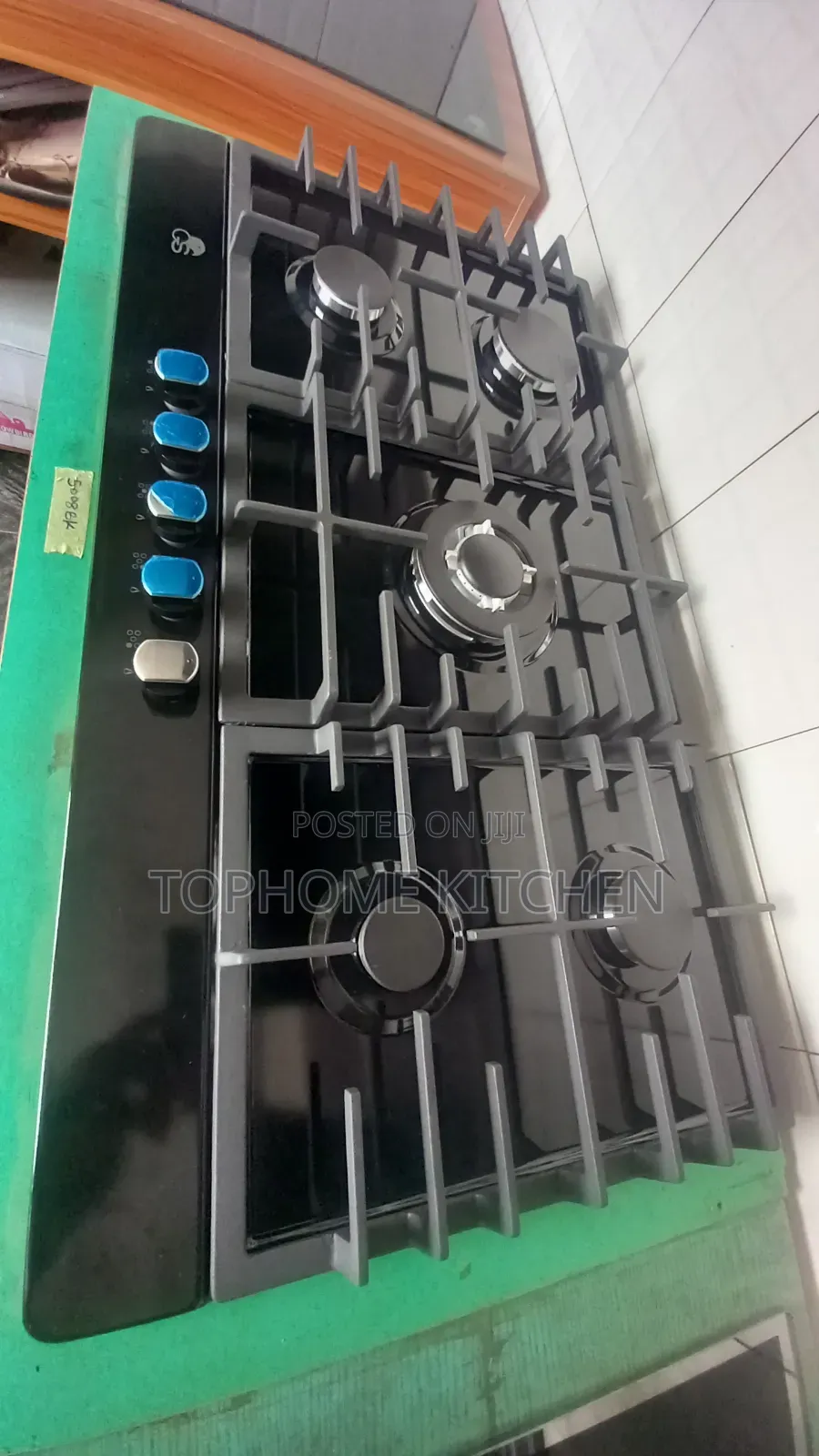 Gs Built-in Auto Ignition 8mm Glass Gas Cooker 90cm 100%Copper
