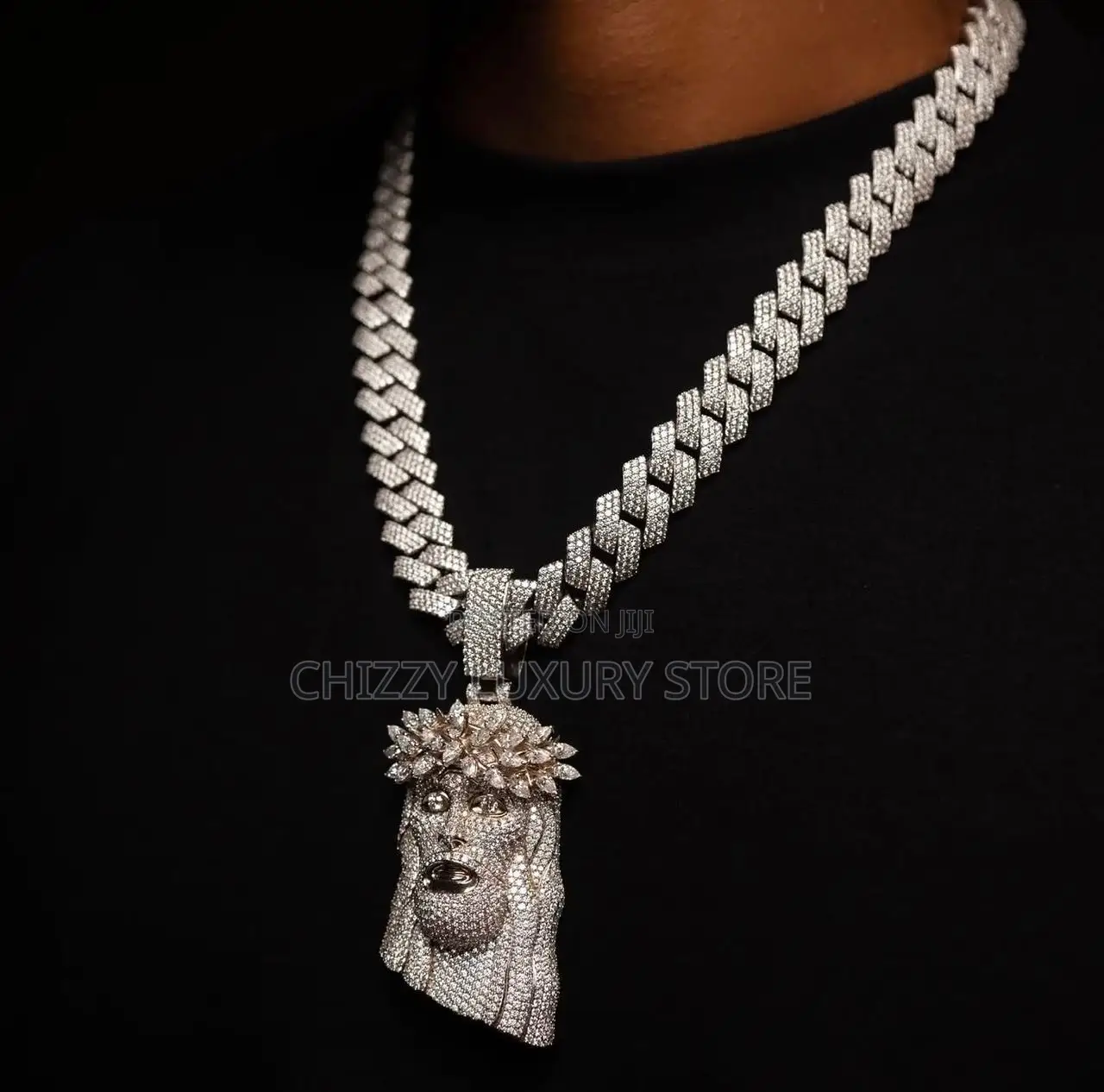 VVS Moissanite Diamond Quality Luxury Men Necklace