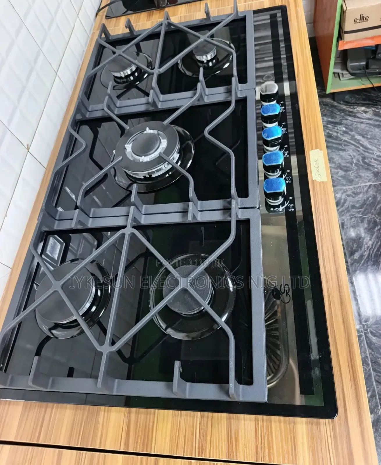 Original Gs Inbuilt Cabinet or Table Top 5 Burners Gas Cooker Hob 90cm