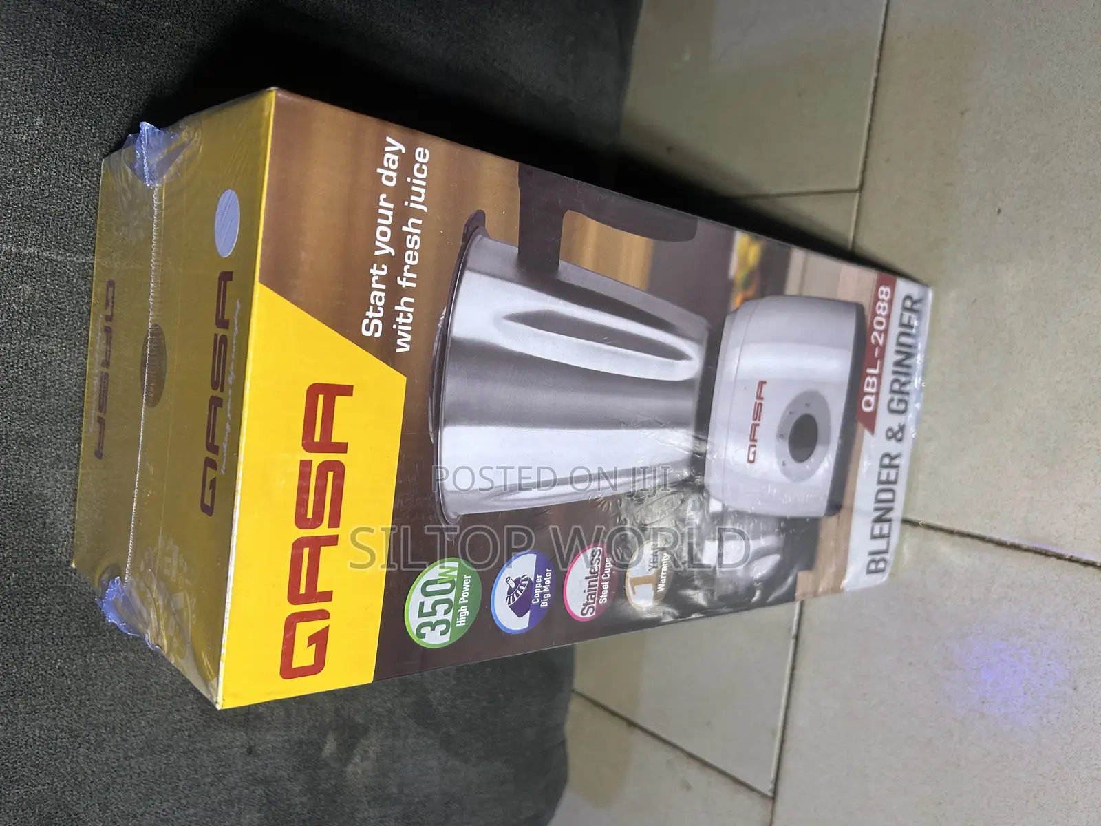 Qasa 2 in 1 Stainless Blender and Grinder QBL-2088