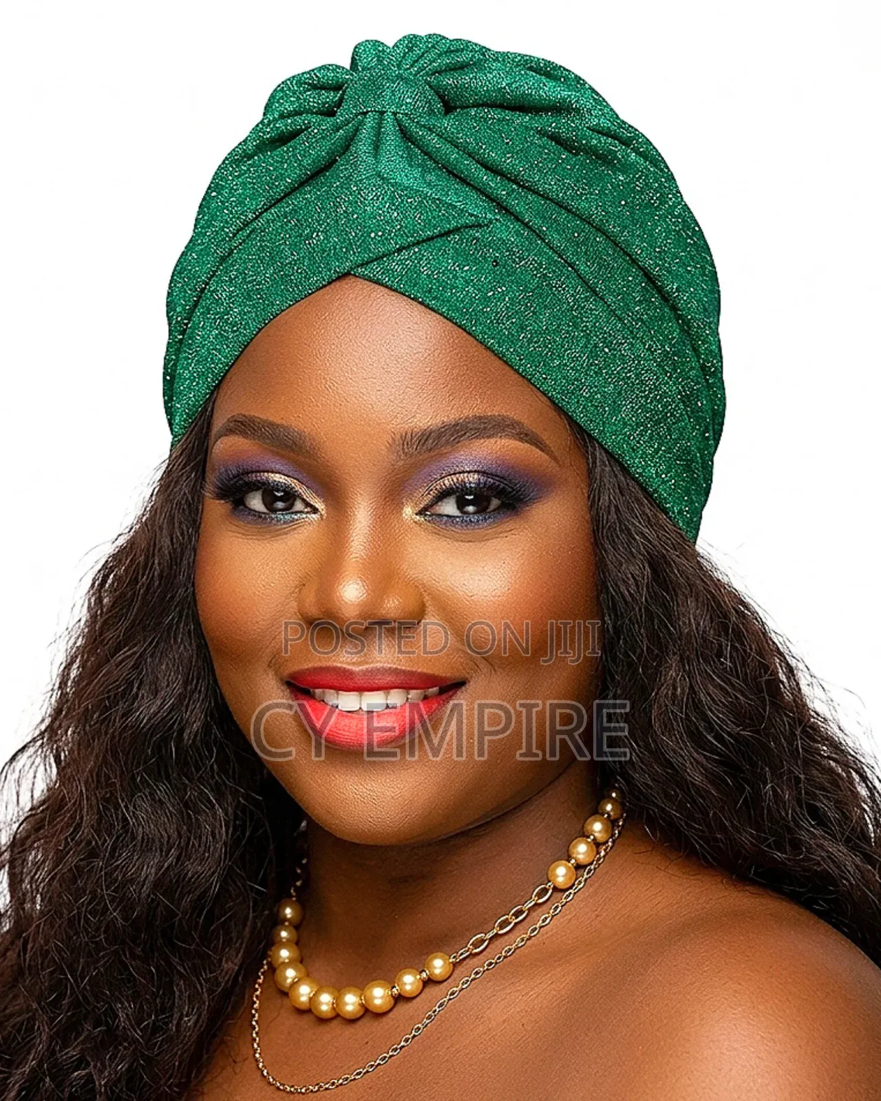 Women Casual Glitter Turban