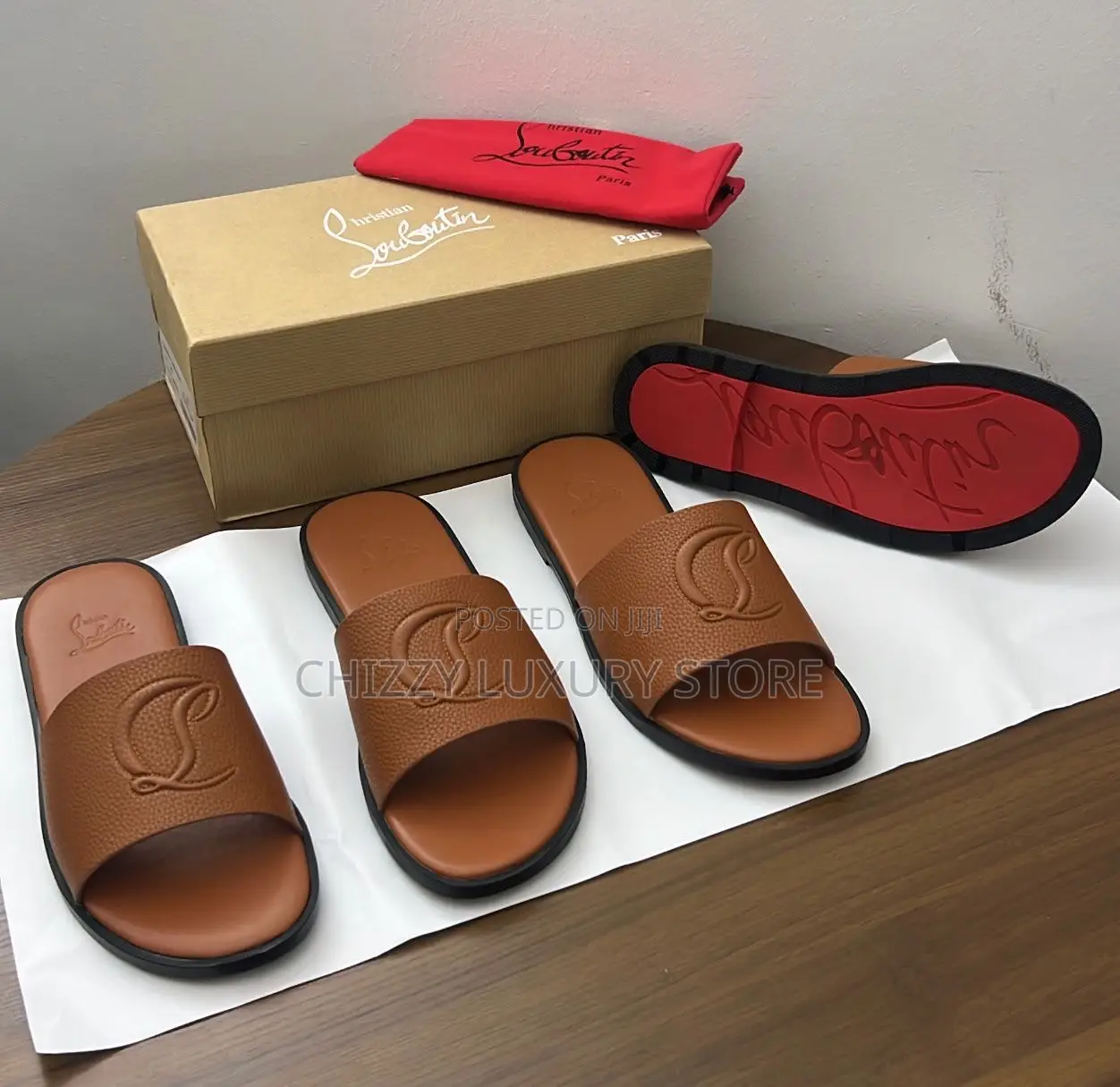 Christian Louboutin Quality Luxury Men Pams