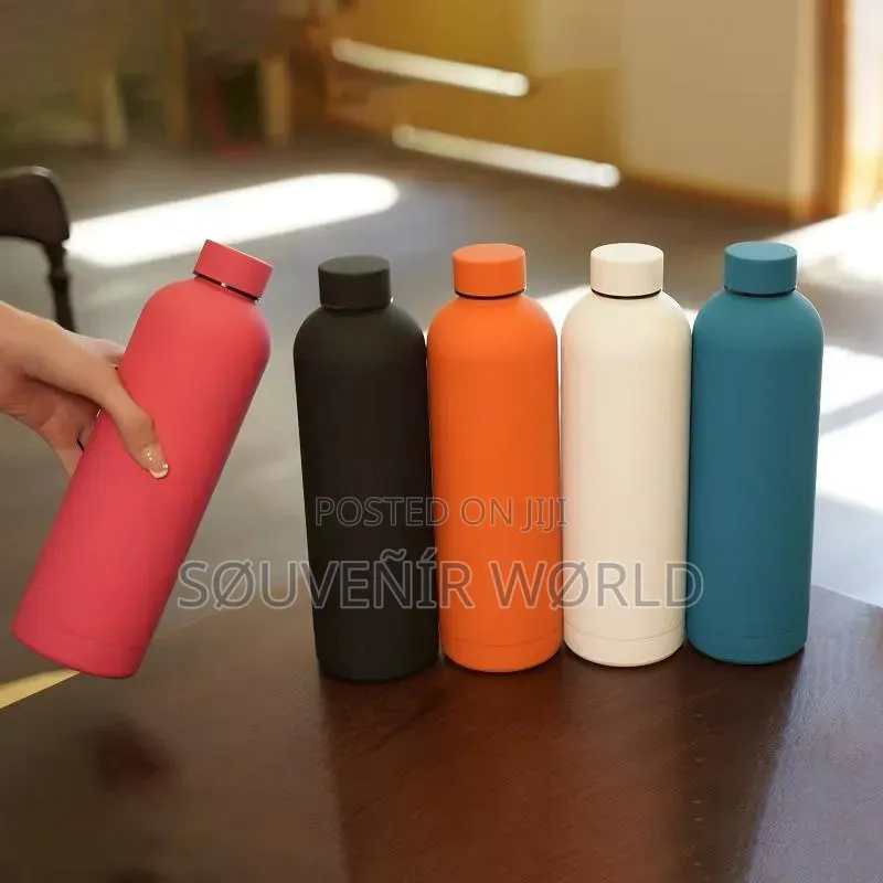 500ml/20.3oz Solid Color Water Bottle: