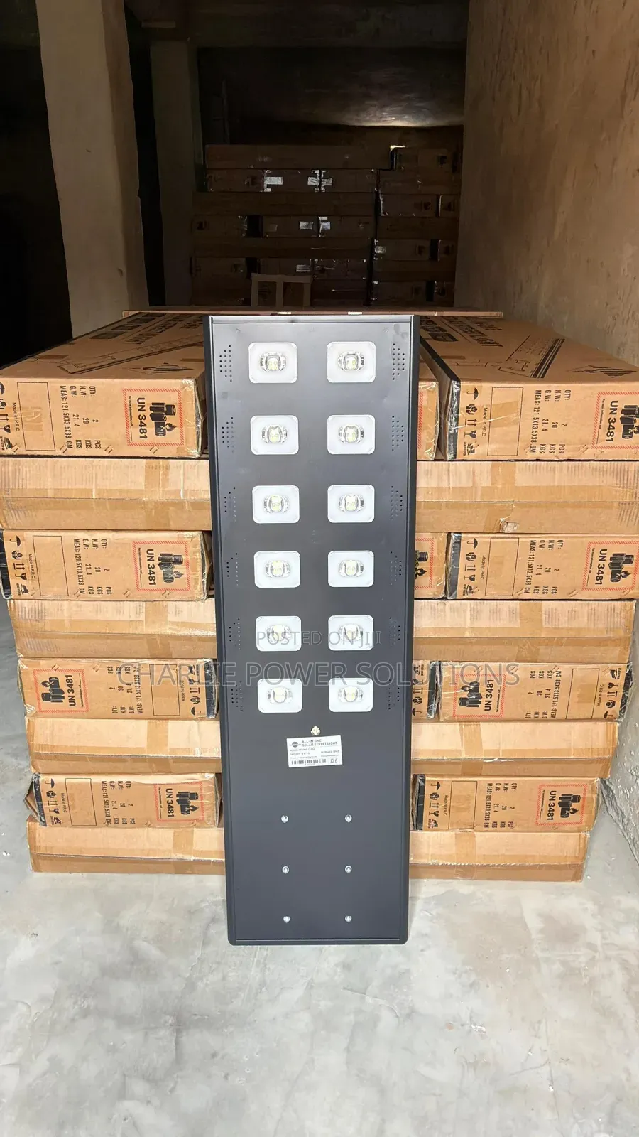 12eyes All in One Aluminium Body Industrial Solar Streetlight