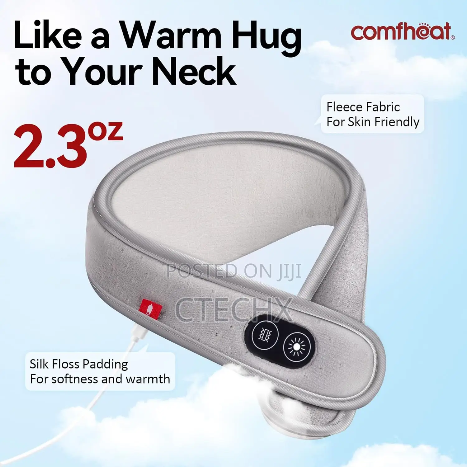 Neck Heating Pad With Vibration Massage for Neck Cervical Pain Relief