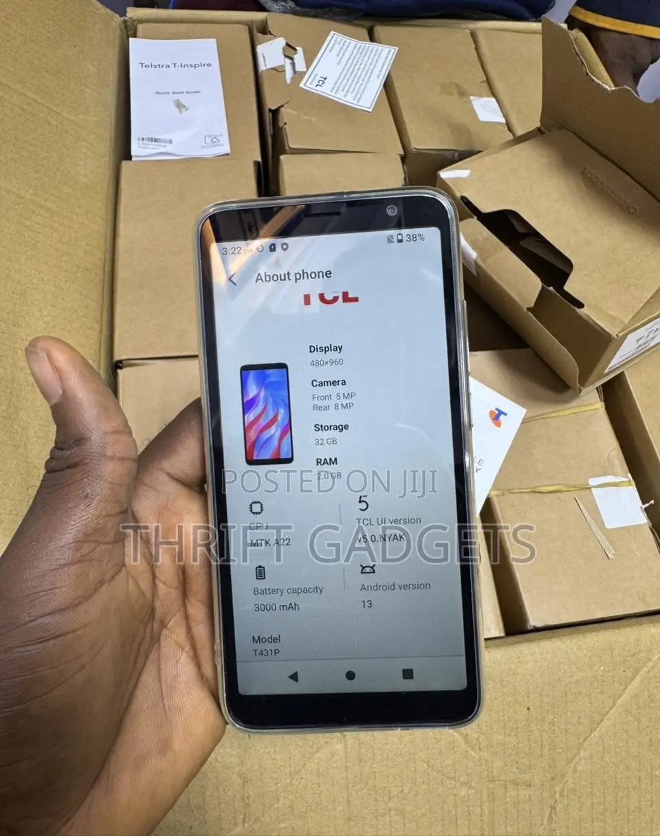 New TCL 403 32 GB Black