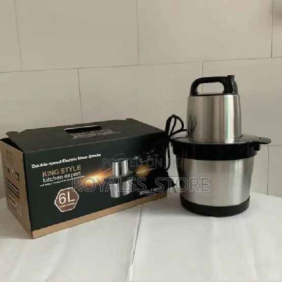 6l Kingstyle Multi-Purpose Food Processor Blender/ Yam Pounder