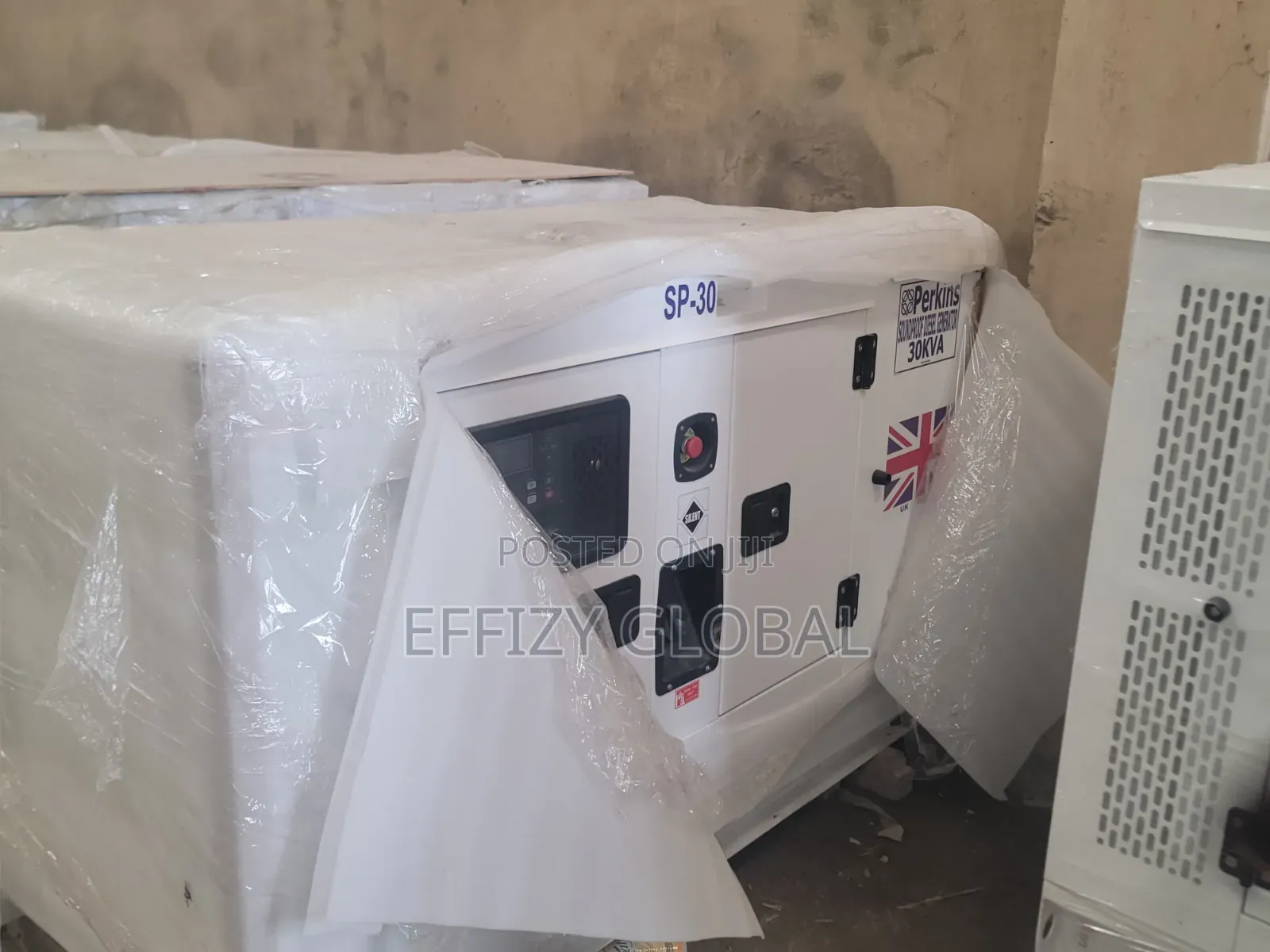 Brand New 30kva Perkins Soundproof Generator (England)