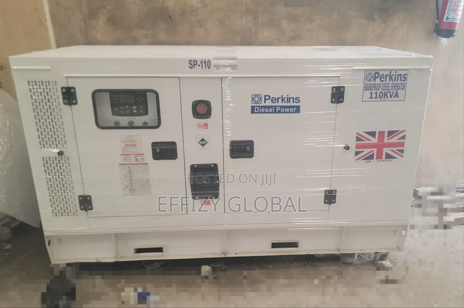 Original Perkins England 110kva Soundproof Generator