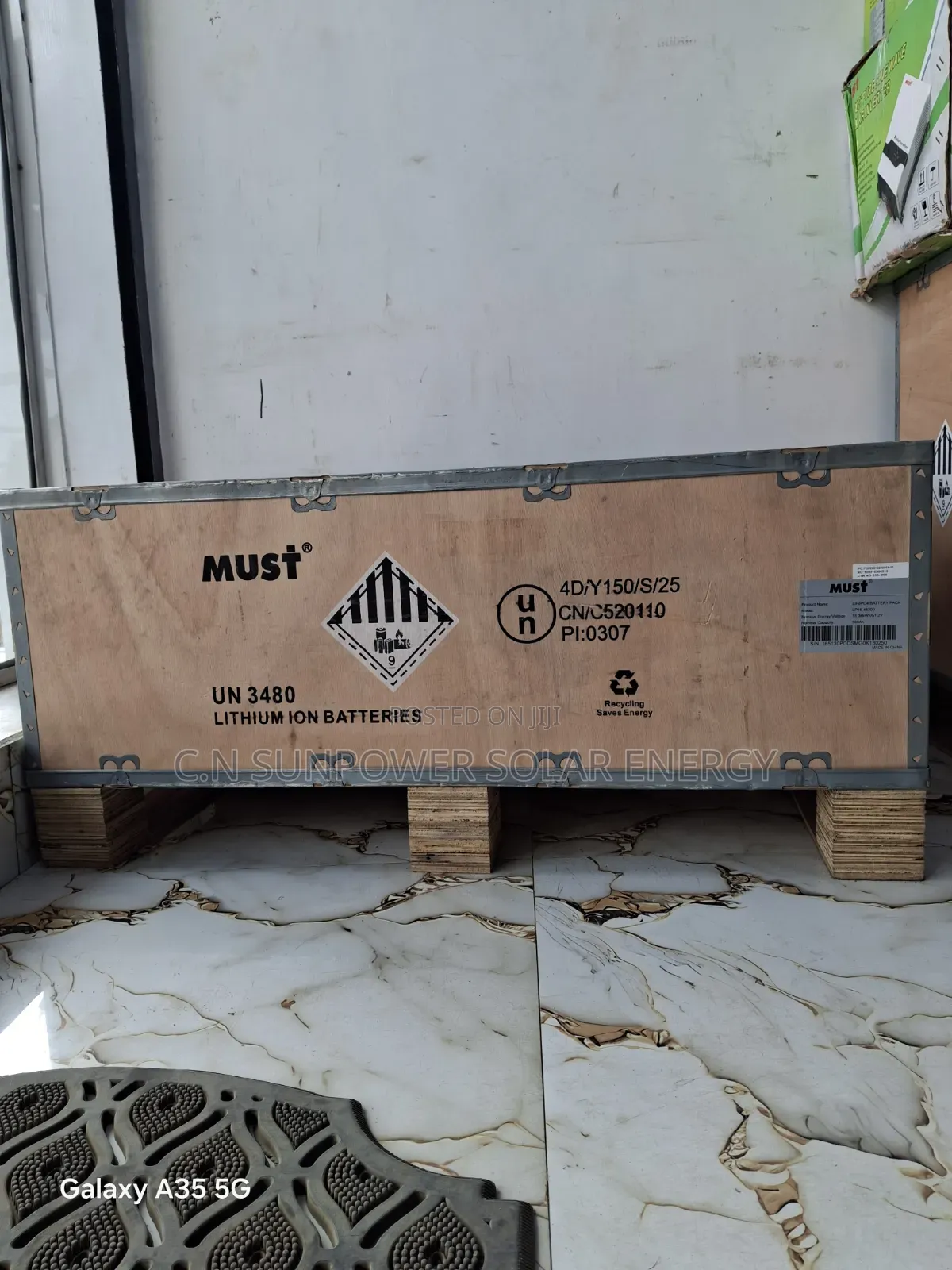 15kwh/51.2v Must Lithium-Iron Battery