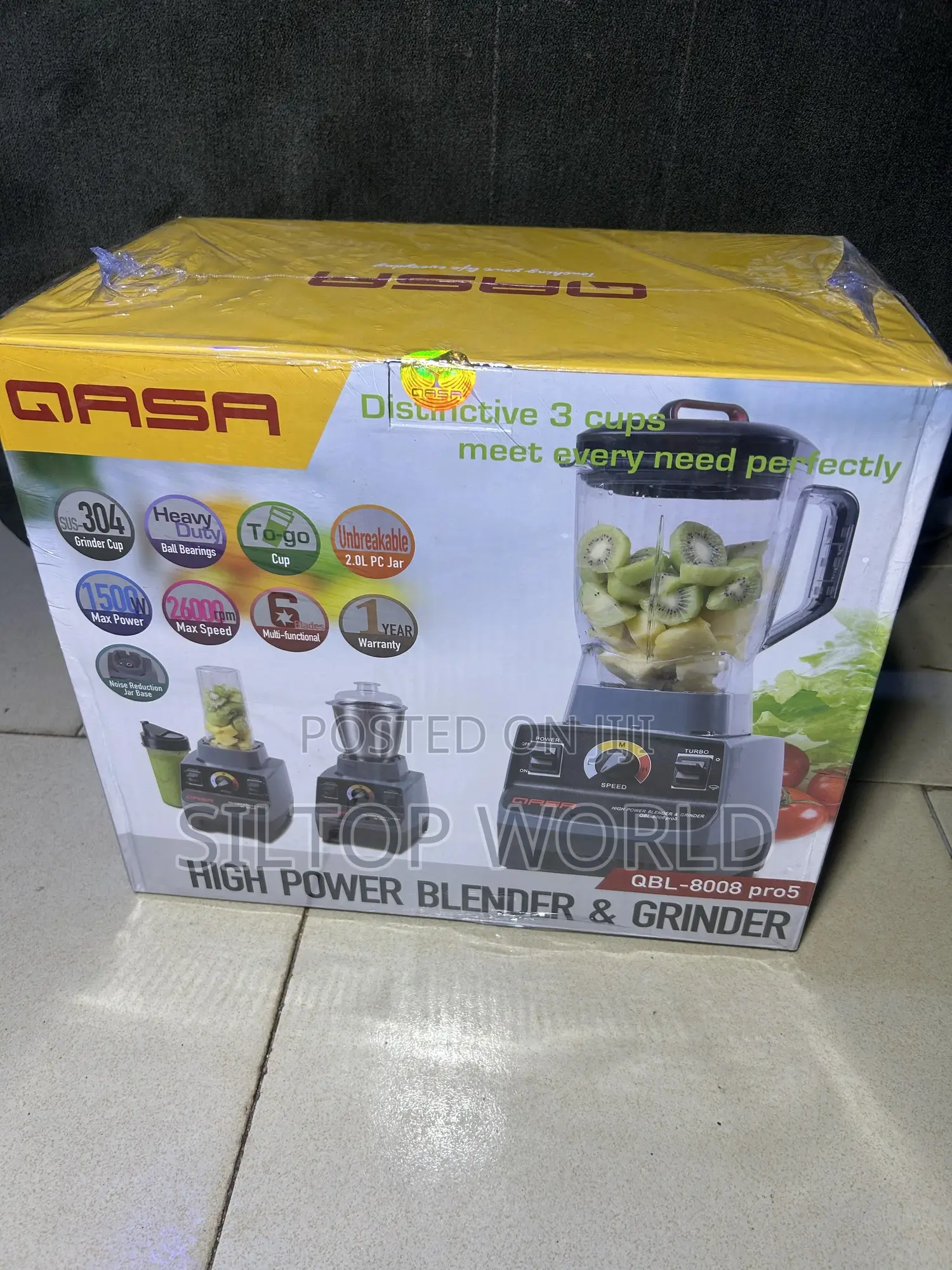 Qasa Pro5 High Power Blender And Grinder