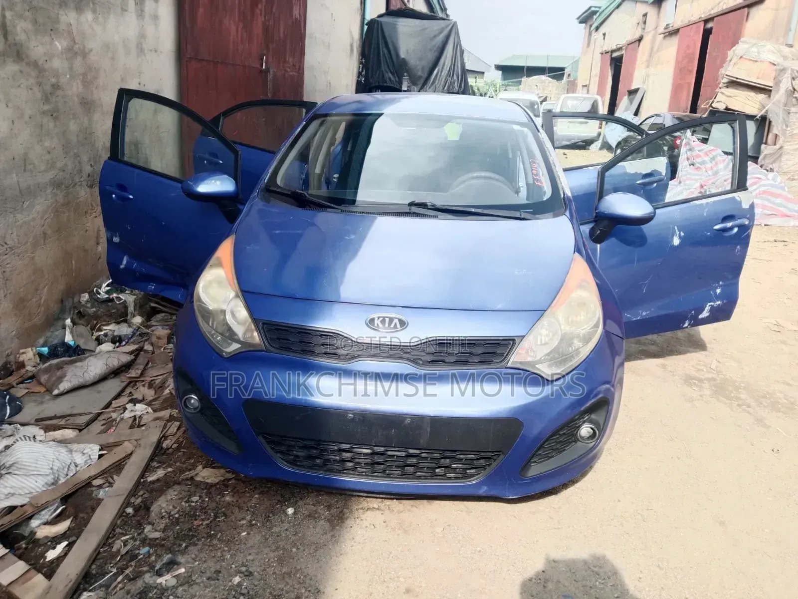 Kia Rio 2012 Blue