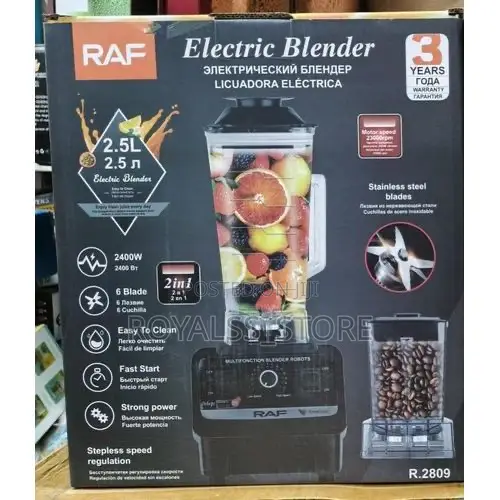 Raf Electric Blender 2 Cups Powerful Electric Blender